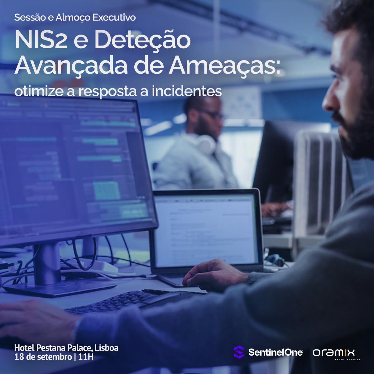 Oramix e SentinelOne promovem almoço executivo sobre NIS2